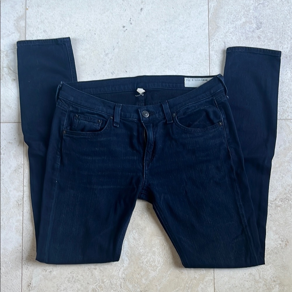 rag & bone deep indigo Skinny Jeans Classic Fit Sz 29 - Super soft!